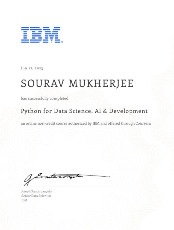 Python for Data Science, AI & Development